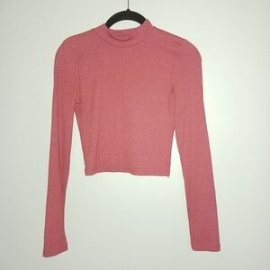 Wild Honey Cropped Long Sleeved Top Backless Small